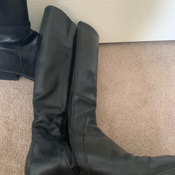 Black tall riding boot - Picture 5 of 5